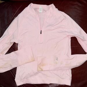 DSG Light Pink Quarter-Zip Top